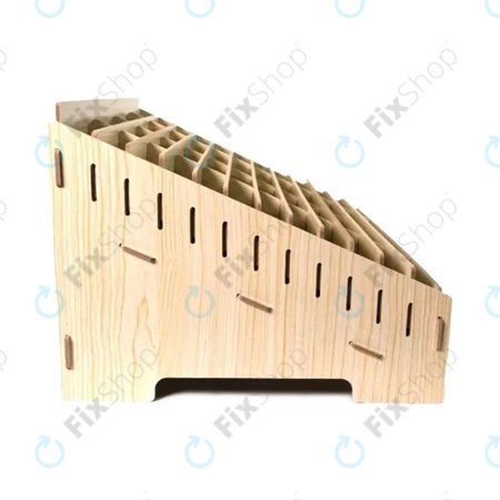 Universal ξύλινη βάση / οργανωτής για τηλέφωνα με 48 θήκες