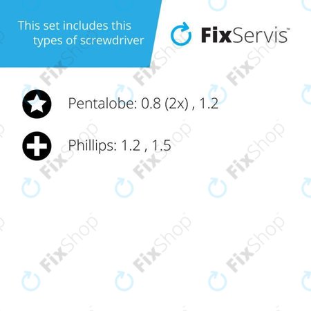 Σετ Κατσαβιδιών 5in1 για Συσκευές Apple & Samsung για Jakemy JM-8121