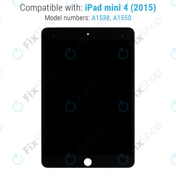 Οθόνη με οθόνη αφής για iPad Mini 4, Μαύρο, Black, Aftermarket