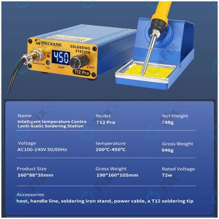 Ψηφιακός Σταθμός Συγκόλλησης για Mechanic T12 Pro