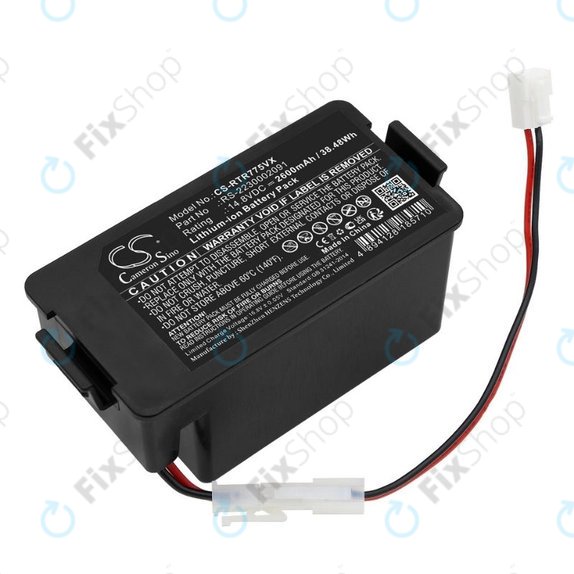 Μπαταρία για Rowenta RR7774, RR7755, RS-2230002091, 14.8V, 2600mAh, HQ