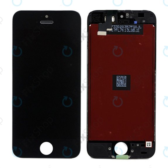 Οθόνη για iPhone 5S, SE, Black, Αφής με πλαίσιο