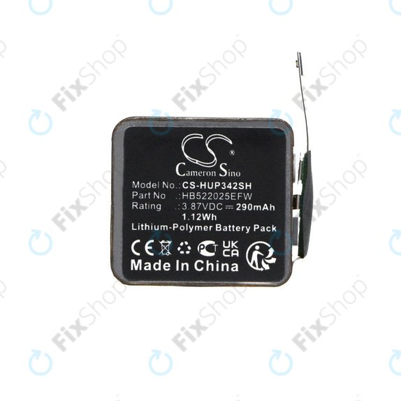 Μπαταρία για Huawei Watch GT3 42mm, Watch GT3 Pro 42mm, 290mAh, Li-Pol, 3.87V, HB522025EFW, HQ