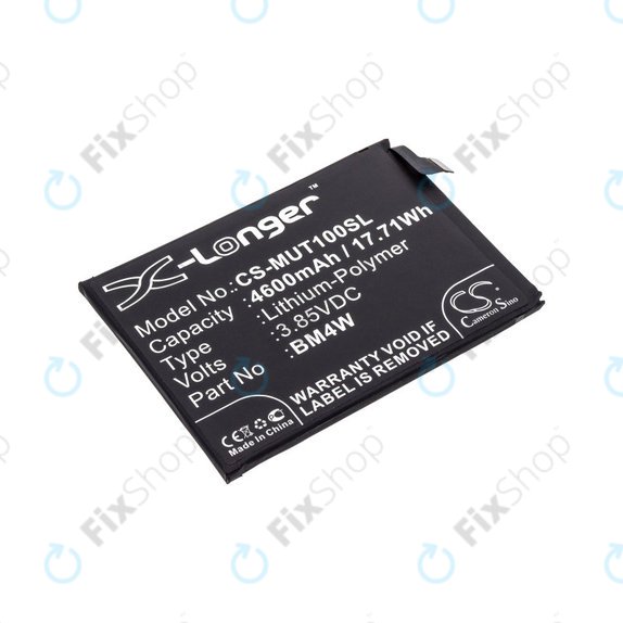 Μπαταρία για Xiaomi Mi 10T Lite 5G, 4600mAh, Li-Pol, 3.85 V, BM4W, HQ