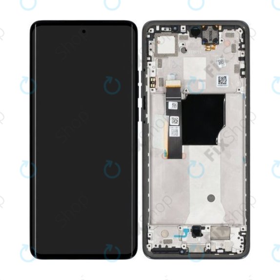 Συγκρότημα οθόνης για Motorola Edge 40 Neo XT2307, Black Beauty, Service Pack