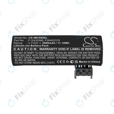 Μπαταρία για Ingenico Move 5000, 3000mAh, Li-Ion, 3.7V, F26402376, HQ
