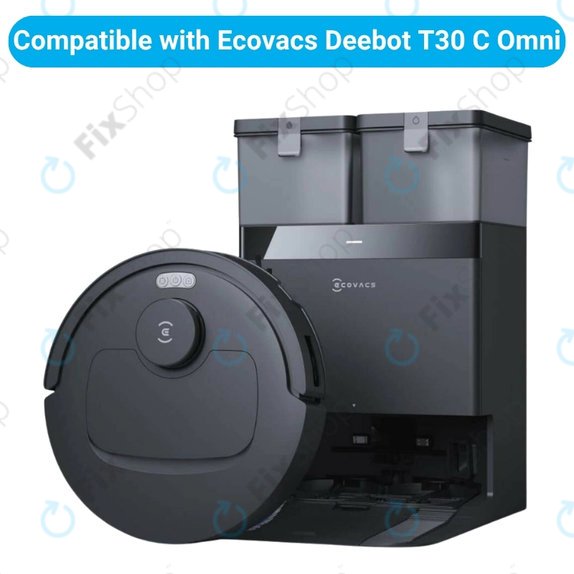 Σετ ανταλλακτικών για Ecovacs Deebot T30C Omni (1x Κύρια βούρτσα, 2x Φίλτρο, 2x Πλαϊνή Βούρτσα, 4x Πανί Σφουγγαρίστρας, 2x Σακούλα σκόνης)