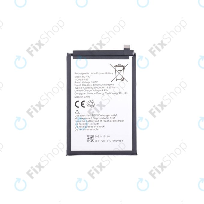 Μπαταρία για Tecno Spark 20, 5000mAh, FixPremium