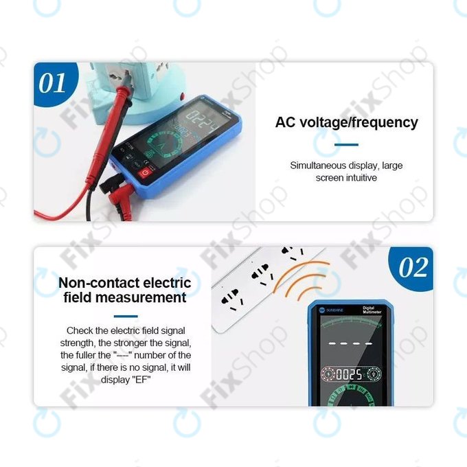 Πολύμετρο Αφής Sunshine DT-21N