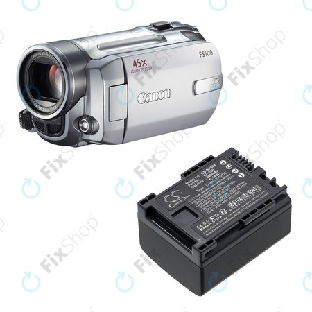 Μπαταρία για Canon FS10, FS11, FS100, 890mAh, Li-Ion, 7.4V, BP-808, HQ