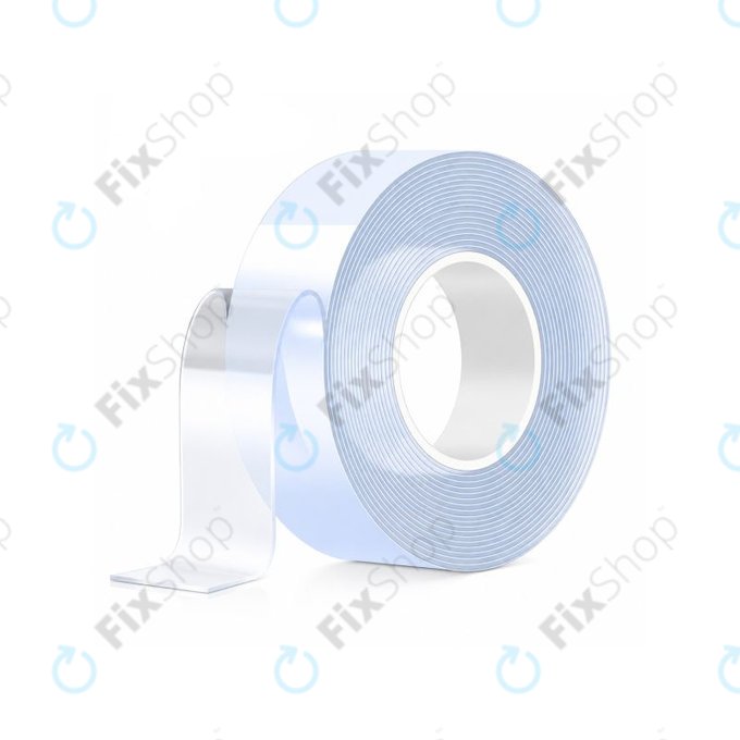 Αδιάβροχη κολλητική ταινία διπλής όψης, 20mm x 5m x 2mm, διάφανη