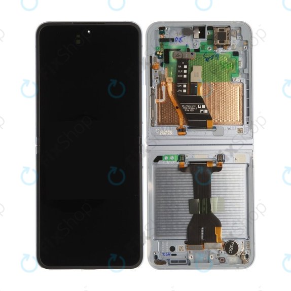 Συγκρότημα οθόνης για Samsung Z Flip 6, F741B, Light Blue, Service Pack