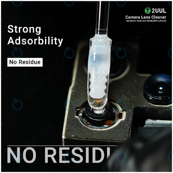 Στικ καθαρισμού φακών κάμερας με τζελ, 2UUL CL21, 48τμχ/πακέτο