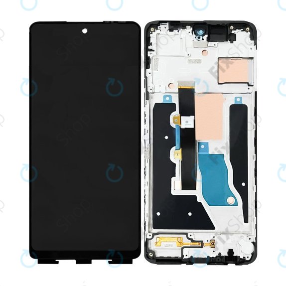Συγκρότημα οθόνης για Infinix Note 30 VIP, Magic Black