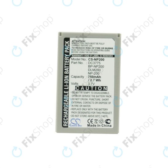 Μπαταρία για Minolta DiMAGE X, Xi, Xt, Xt Biz, Xg, 750mAh, Li-Ion, 3.7V, NP-200, HQ