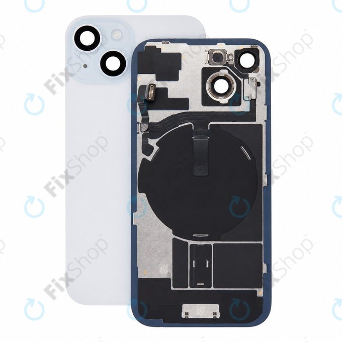 Γυαλί πίσω περιβλήματος για iPhone 15, Blue, Pulled A