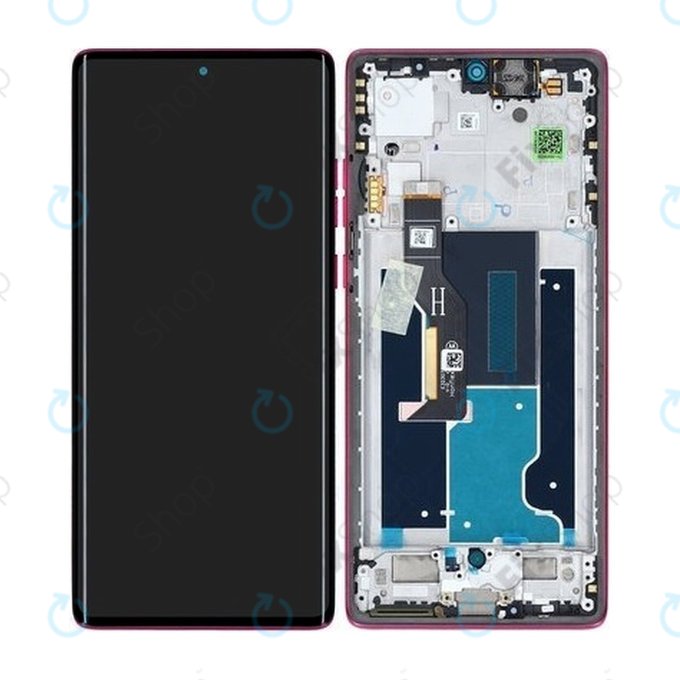 LCD Display Assembly για Motorola Edge 50 Fusion | 5D68C24345 | Hot Pink | Genuine Service Pack
