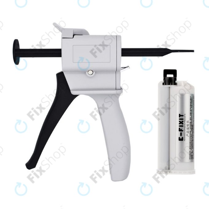 Universal Κόλλα Επισκευής AB Super + Πιστόλι Διανομέα για E-Fixit F14167
