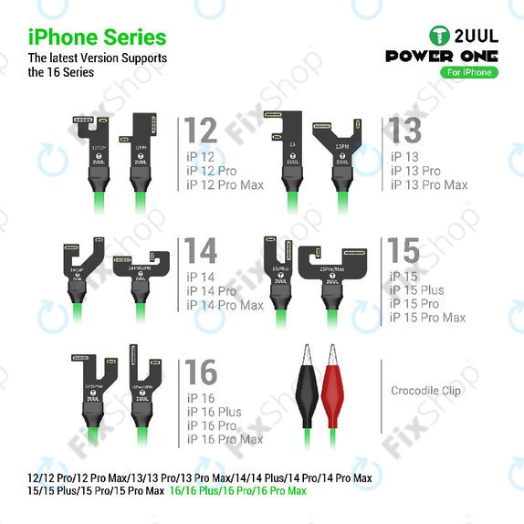 Καλώδιο τροφοδοσίας One-Click, 2UUL PW09, για iPhone 12-16 Pro Max