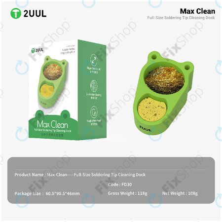 Βάση καθαρισμού μύτης κολλητηριού Max Clean, 2UUL FD30