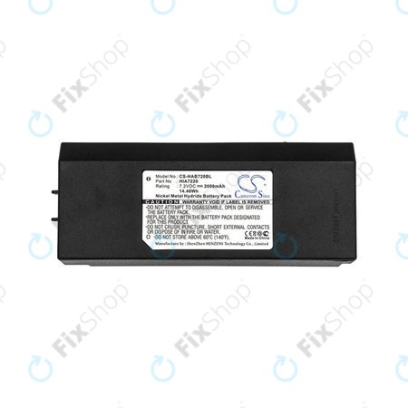 Μπαταρία για Hiab XS Drive, 2000mAh, Ni-MH, 7.2V, HIA7220, HQ