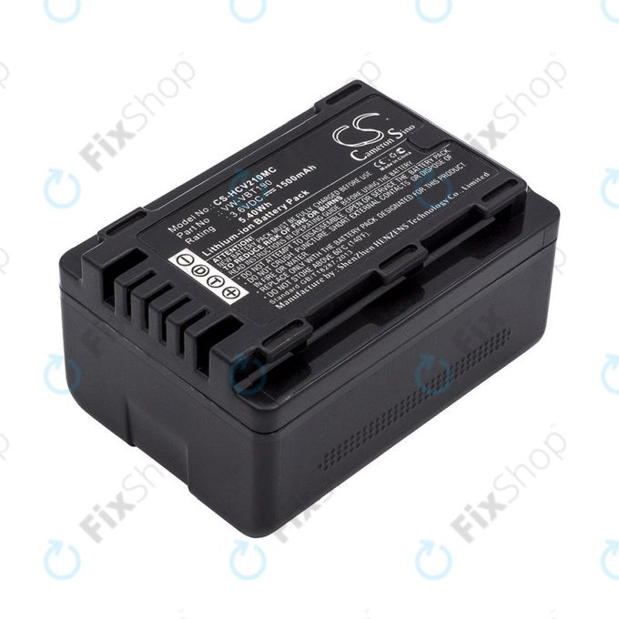 Μπαταρία για Panasonic HC-V210, 1500mAh, Li-Ion, 3.6V, VW-VBT190, HQ