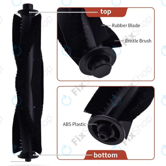 Standard Σετ (Μαύρο) για Xiaomi Viomi S9 | Lydsto R1 | Proscenic M7 Pro | M8 Pro | Μαύρο | Black