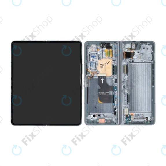 Συγκρότημα οθόνης για Samsung Z Fold 4, F936B, Graygreen, Service Pack