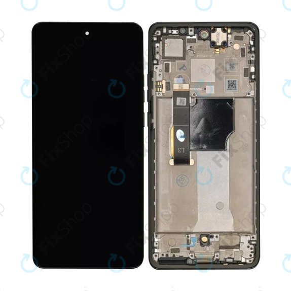 Συγκρότημα οθόνης για Motorola Edge 40 Neo, XT2307, Μαύρο, Black