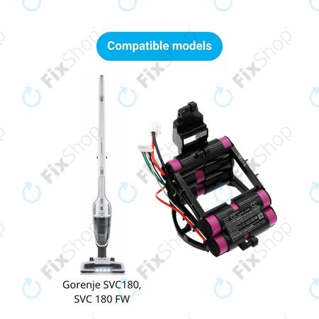 Μπαταρία για Gorenje SVC-series, 861789, 18.0V, 3000mAh, HQ