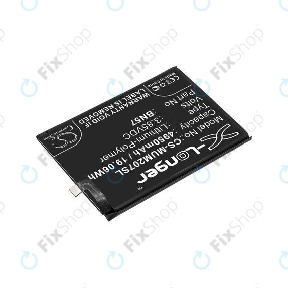 Μπαταρία για Xiaomi Poco X3 NFC M2107J20CG, 4950mAh, Li-Pol, 3.85 V, BN57, HQ