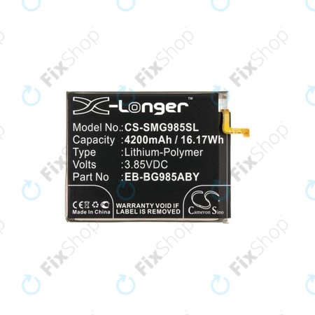 Μπαταρία για Samsung S20 Plus G985F, EB-BG985ABY, 4200mAh, HQ
