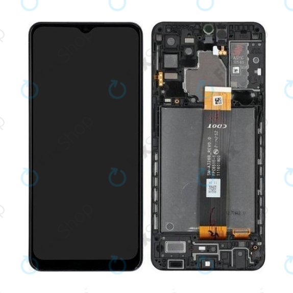 Συγκρότημα οθόνης για Samsung A32 5G, A326B, GH82-25121A, GH82-25122A, Awesome Black, Service Pack