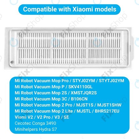 Φίλτρο Σκόνης (2τμχ) για Xiaomi Mi Robot Vacuum Mop Pro (P) | 2 Lite | 2 Pro | 2S | Viomi V2 Pro | V3 | SE
