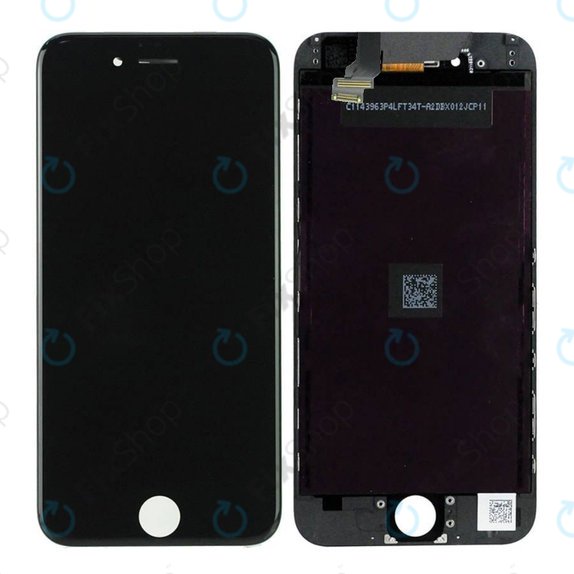 Οθόνη για iPhone 6, Black, Αφής με πλαίσιο, Refurbished