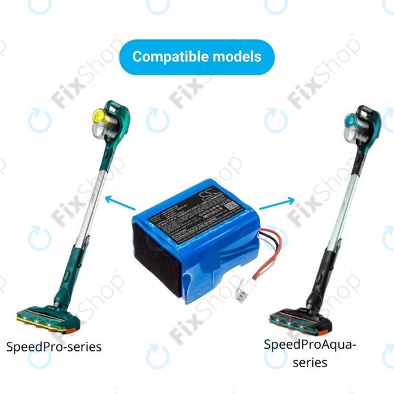 Μπαταρία για Philips SpeedPro, SpeedPro Aqua, INR18650C25, 21.6V, 2500mAh, HQ