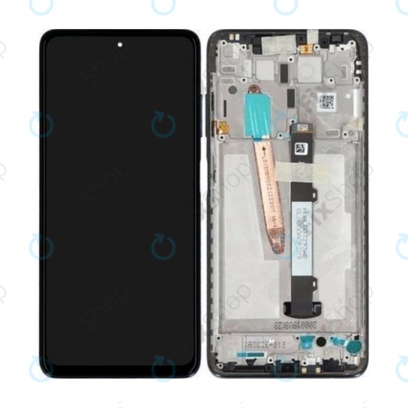 Συγκρότημα οθόνης για Xiaomi Poco X3 NFC, Shadow Gray, Service Pack