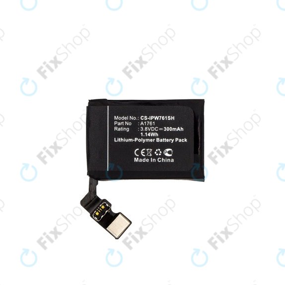 Μπαταρία για Apple Watch 2 42 mm, 300mAh, Li-Pol, 3.8 V, A1761, HQ