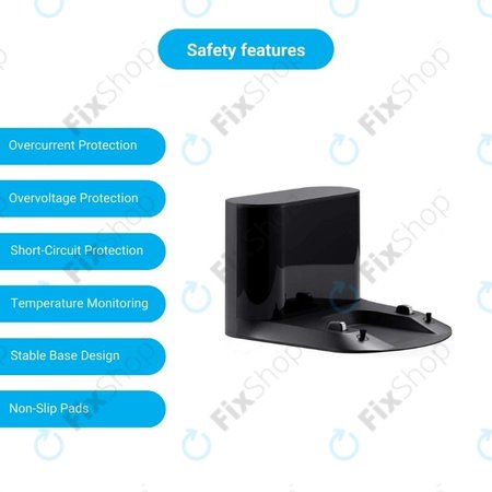 Σταθμοί Φόρτισης για Xiaomi Roborock S5 Max | S6 Pure | S6 MaxV | S7 | S7 MaxV | Q7 | Q7 Max | Λευκό | White