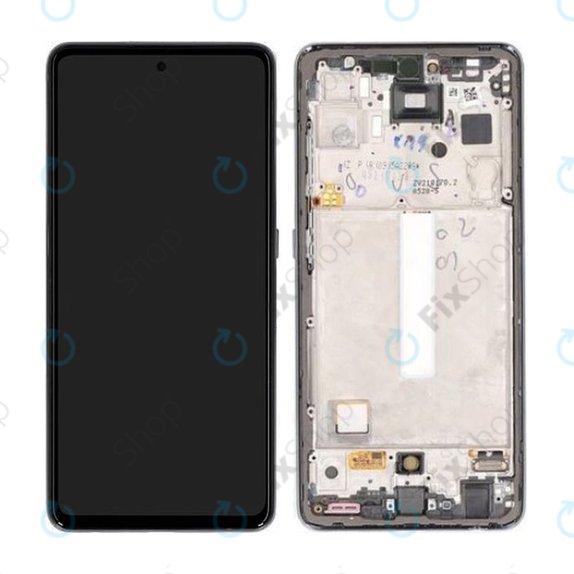 Συγκρότημα οθόνης για Samsung A52s 5G, A528B, GH82-26861A, GH82-26863A, GH82-26910A, GH82-26909A, Awesome Black, Service Pack