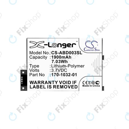 Battery για Amazon Kindle 3 | 3 Wi-fi | 3G | Graphite | 170-1032-01 | S11GTSF01A | 1900mAh | HQ
