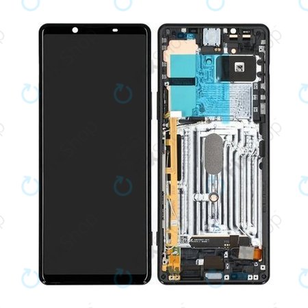 Συγκρότημα οθόνης για Sony Xperia 1 II, Μαύρο, Black, Service Pack