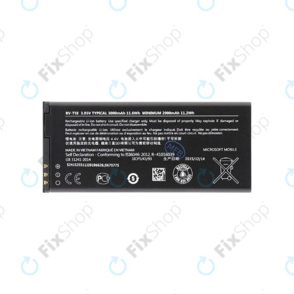 Μπαταρία για Microsoft Lumia 950/950 LTE, 950 Dual, BV-T5E, 3000mAh
