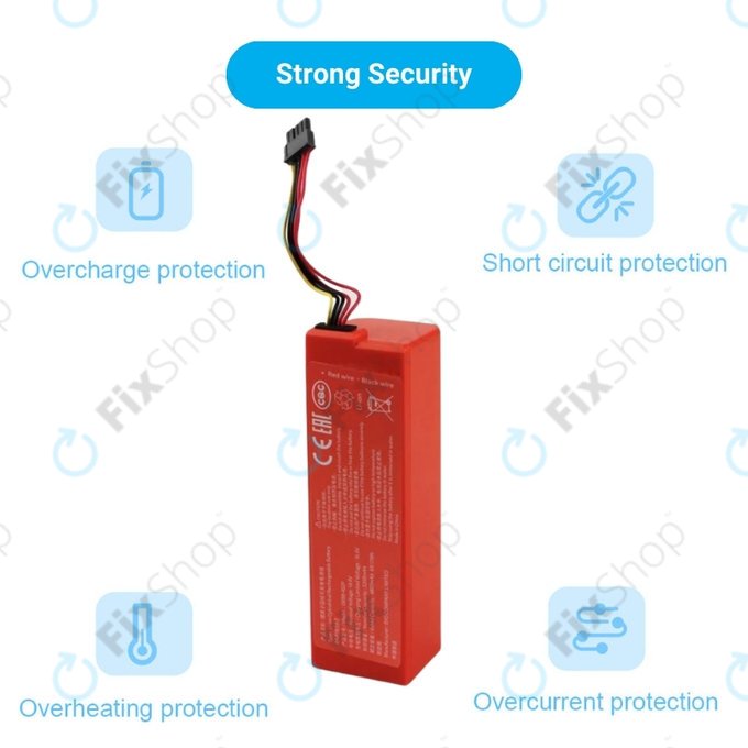 Μπαταρία για Xiaomi Mi Robot Vacuum Mop 2 (Mijia 2C), 2 Pro, D099-4S2P, 14.4V, 5200mAh