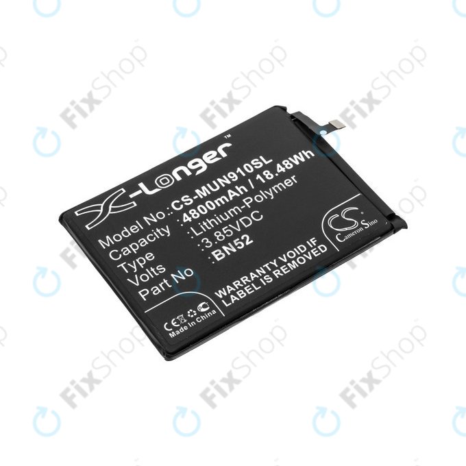 Battery για Xiaomi Redmi Note 9 Pro | BN52 | 4800mAh | HQ