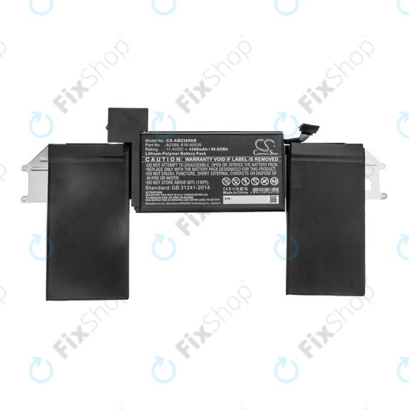 Μπαταρία για MacBook Air 13", 2020, A2337, A2389, 4300mAh, HQ