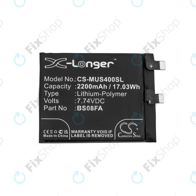 Μπαταρία για Xiaomi Black Shark 4, 2200mAh, Li-Pol, 7.74 V, BS08FA, HQ