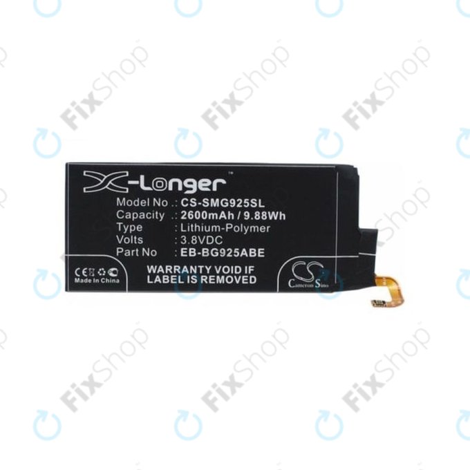 Μπαταρία για Samsung S6 Edge G925F, EB-BG925ABE, 2600mAh, HQ