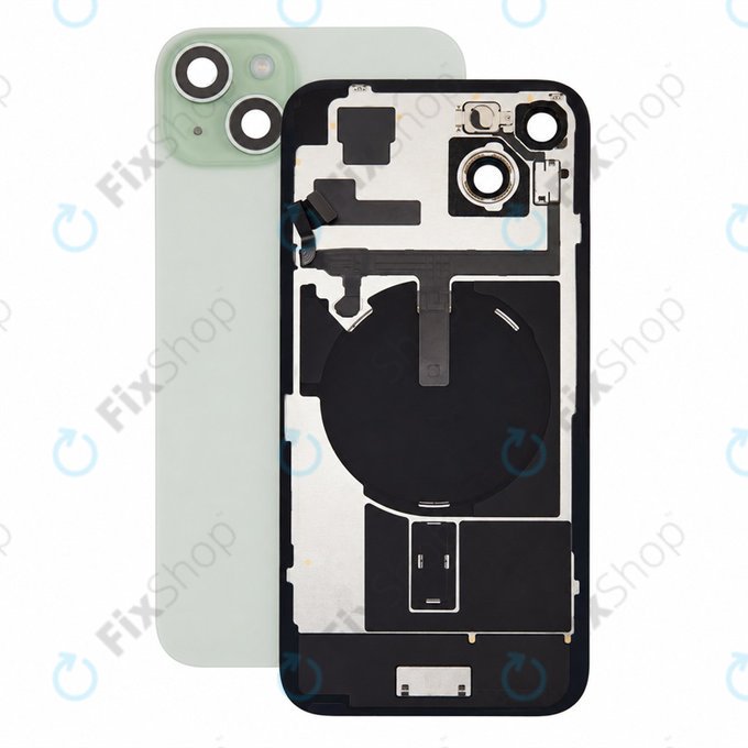 Γυαλί πίσω περιβλήματος για iPhone 15 Plus, Green, Pulled A
