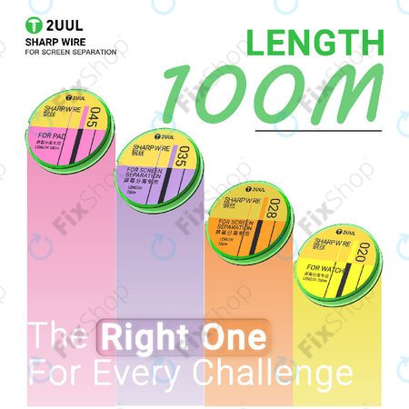 Σύρμα διαχωρισμού οθόνης, 2UUL GS-020, 0.02mm x 100m